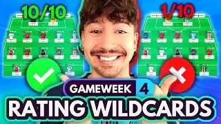 FPL GW4 WILDCARD! | Rating Your Wildcard Drafts/Teams for Gameweek 4 ⭐ | FPL 2024-25