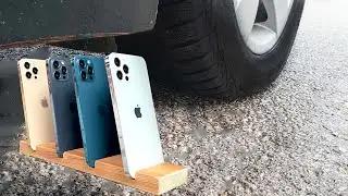 4x iPhone  vs CAR  Crushing Compilation