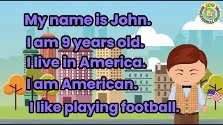 "Reading Practice with Basic Sentences About Countries and Nationalities | Learn English for Kids"