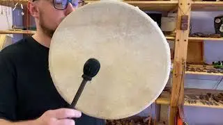 Бубен (Индонезия) - с ворсом, 40 см