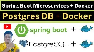 Spring boot Microservice in Docker Container with Postgres Database in Docker Container Explained