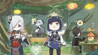 daily life genshin impact funny dubbed🤫🤫🤫🤫 #ganyu #childe #funny #shenhe #yelan