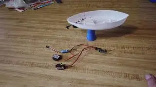 Rudder RC boat build