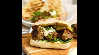 Summer BBQ Meatball Rolls