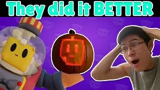 They CARVED the Pumpkin Better?! | Brawl Stars Art Review
