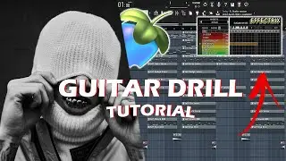 HOW I MAKE UNIQUE GUITAR UK DRILL BEATS!! | FL STUDIO😈👀🔊