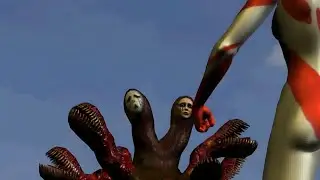Ultrawoman gigalady vs kaiju scylla (new version)