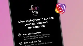 Instagram Problem | Allow Instagram to access your camera and microphone | Instagram