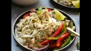 Slow Cooker Coconut Chicken Curry Bowls