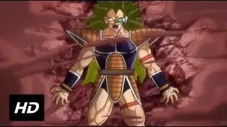 Raditz transforms into Super Saiyajin 3 in front of Turles. Extended version (EDIT). SDBH.