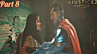 INJUSTICE 2 STORY MODE GAMEPLAY:- SUPERMAN AND WONDER WOMAN ANGRY 😡💢
