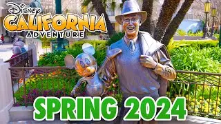 Disney California Adventure Spring 2024 Walkthrough at the Disneyland Resort [4K POV]