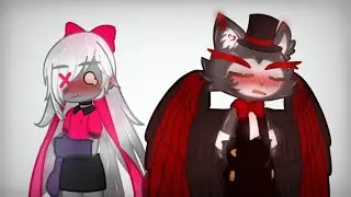Hazbin hotel ships flirting with each other//#remake #gachalife2 #hazbinhotel #chaggie #huskerdust