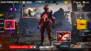 Buying New Mythic Codename: Lazarus - Cosmic Wrath & Maxing out by Opening CODM GALAXY SCOURGE Drop😈