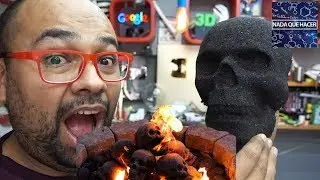 Make Skull-Shaped Charcoal! 🔥 Long-Lasting Homemade Briquettes for the Grill or Fire Pit | NQUEH
