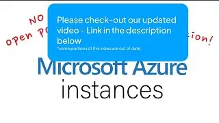 [UPDATED VIDEO AVAILABLE] Access Microsoft Azure Instances without IP restriction or open ports