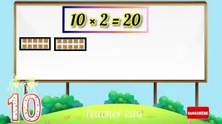 10 Tables/ Table 10 / Multiplication table 10/ Ten table /Easy Multiplication table concept for kids