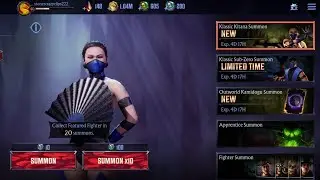 Mortal Kombat Onslaught - Summoning Klassic Kitana via Master Orbs