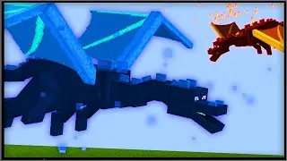 So I added 9 ELEMENTAL DRAGONS in Minecraft... [Datapack] (Rideable)