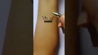 Cara Membuat Tato Simple K Mahkota 👑 