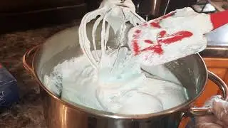 creating some magic!  whipped Sugar scrub