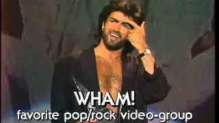 Wham! Win Pop/Rock Group Video - AMA 1986