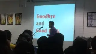 Stand Up Leavers Speech
