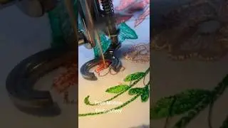 Embroidery with a sewing machine  