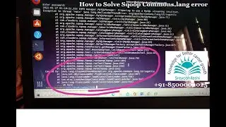 sqoop installation in Ubuntu  Common ERRORS  Import from Oracle