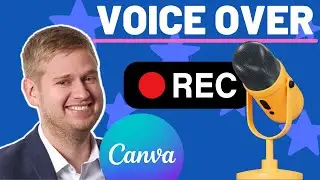 Recording audio in Canva - Voice Over with Canva