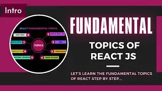 Fundamental Topics, Concepts of React JS | React Tutorial in Urdu / Hindi (intro video)