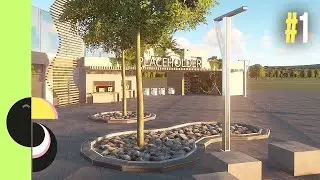 MODERN ENTRANCE PLAZA 🌃🌿 | Welcome To Green City Zoo!! #1  | Speedbuild | Planet Zoo