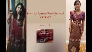 How to Reuse old lehenga | Reuse old wedding lehenga | Restyle old lehenga for DIWALI/Wedding season