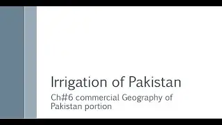 commercial geography Pakistan portion ch#6  grade 12 notes