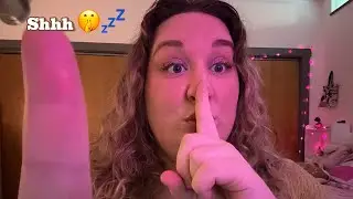 GUESS THE SILENT WORD (asmr inaudible whispering with hair touching visuals)