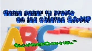 Como poner texto en los objetos de SAMP