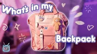 What's in my Bag for Uni  ♡₊˚💼🎀 Aesthetic + Cute ✨ Art Student Edition