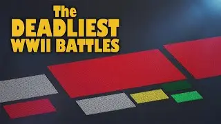 The Deadliest World War II Battles | 3D Comparison