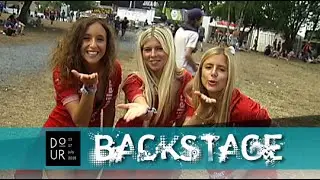 Backstage au Dour Festival / 15 juillet 2016 / Peaches / Birdy Nam Nam / Sharko ...