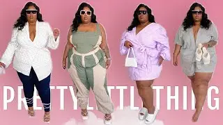 PRETTY LITTLE THING Styling Haul -- Lookbook | Plus Size 22-26 // 3X-4X