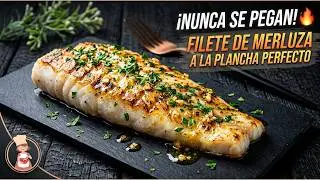 Filetes de merluza a la plancha ¡no se pegan!