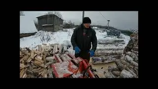 Как правильно колоть дрова дровоколом 