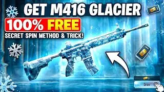 🔴 How to Get Free M416 GLACIER BGMI 🔥1000% Working Method & Trick 😍| BGMI New Glacier Spin Trick 💯 