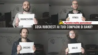 Cosa apprezzi dei compagni di band? Band in Salotto 🛋️