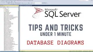 Generating database diagrams in SQL SERVER MANAGEMENT STUDIO 🤩 