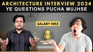 Confidence Overloaded! Architecture Job Interview Question Ask To Mee | Be Prepared with Portfolio