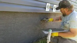 Conventional Stucco Parging Texture
