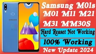 Samsung Galaxy M01 / M01s Hard Reset ll All Type Lock Remove Without Pc New Method 2024/💯 Working