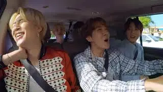 BTS Carpool karaoke tonight with James Corden "Jimin baby mochi"