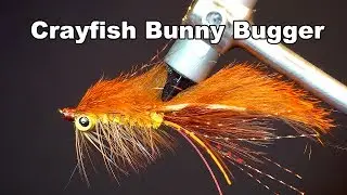Crayfish Bunny Bugger - Underwater Footage - McFly Angler Fly Tying Tutorials